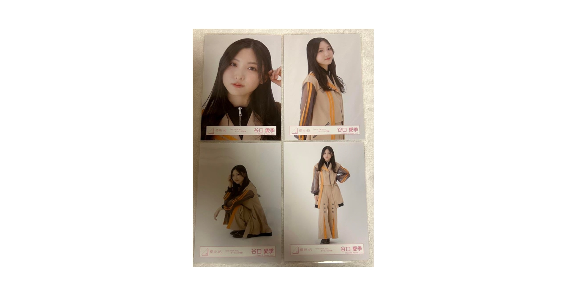 Amazon.co.jp: 櫻坂46 谷口愛季 生写真4種コンプ 3rdツアー